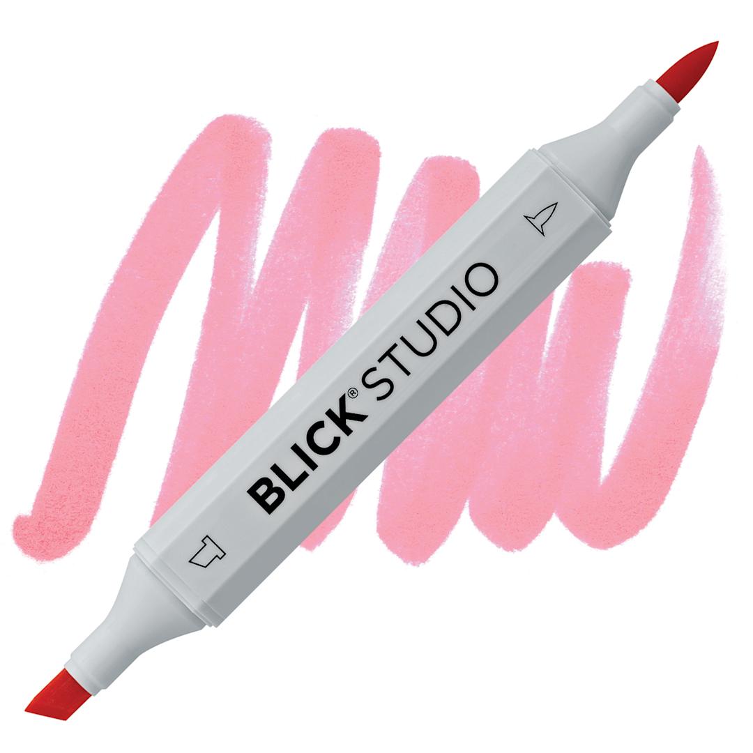 Open in modal - Blick Studio Brush Marker - Peach marker and swatch