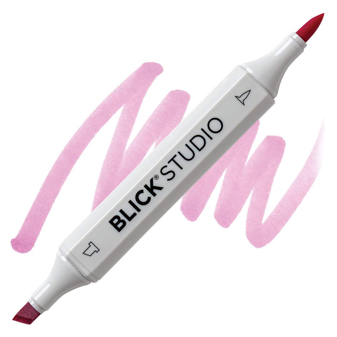 Open in modal - Blick Studio Brush Marker - Lavender Pink marker and swatch