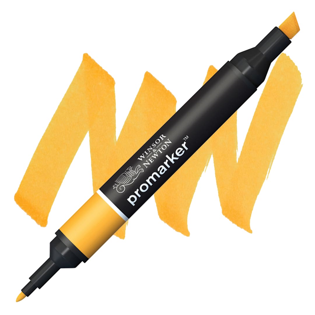 Open in modal - Winsor & Newton Promarker - Gold marker and swatch