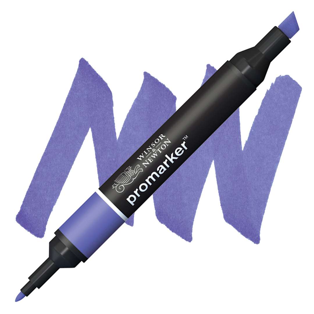 Open in modal - Winsor & Newton Promarker - Violet marker and swatch