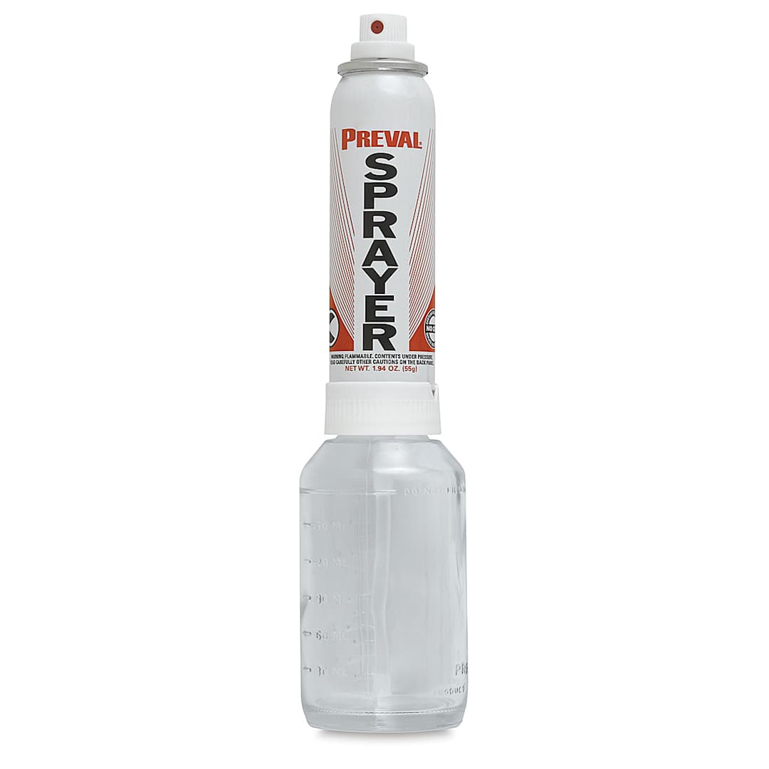 Open in modal - Preval Spray Gun  - Components shown upright