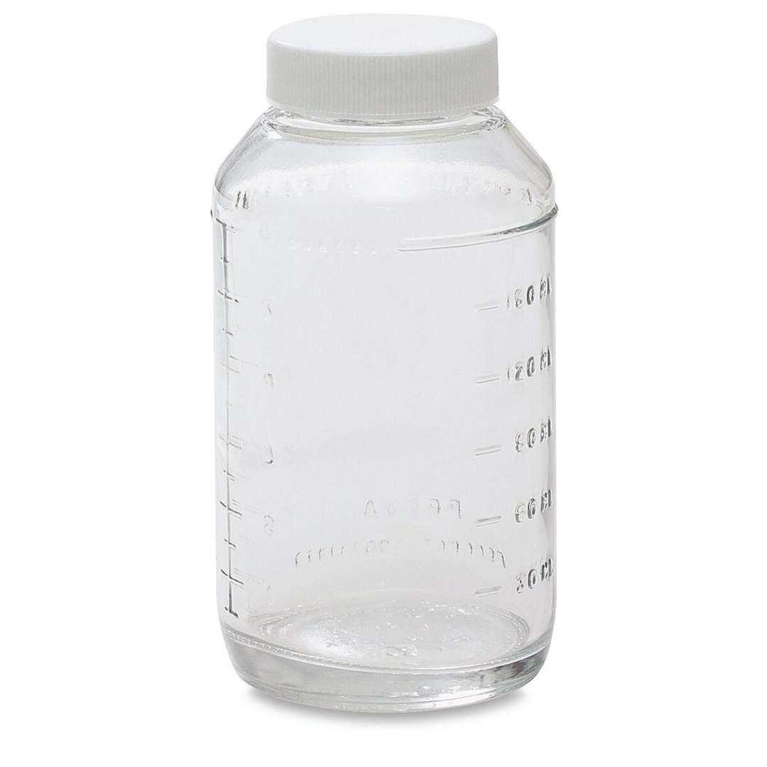 Open in modal - Preval Spray Gun - Replacement Glass Container shown upright 
