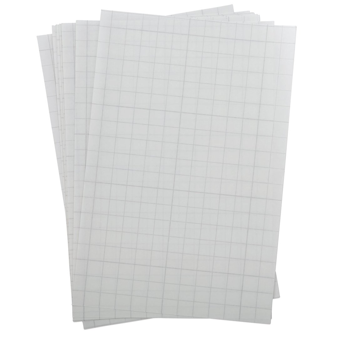 Open in modal - Original Frisket Film - Several Gloss finish sheets shown in fan
