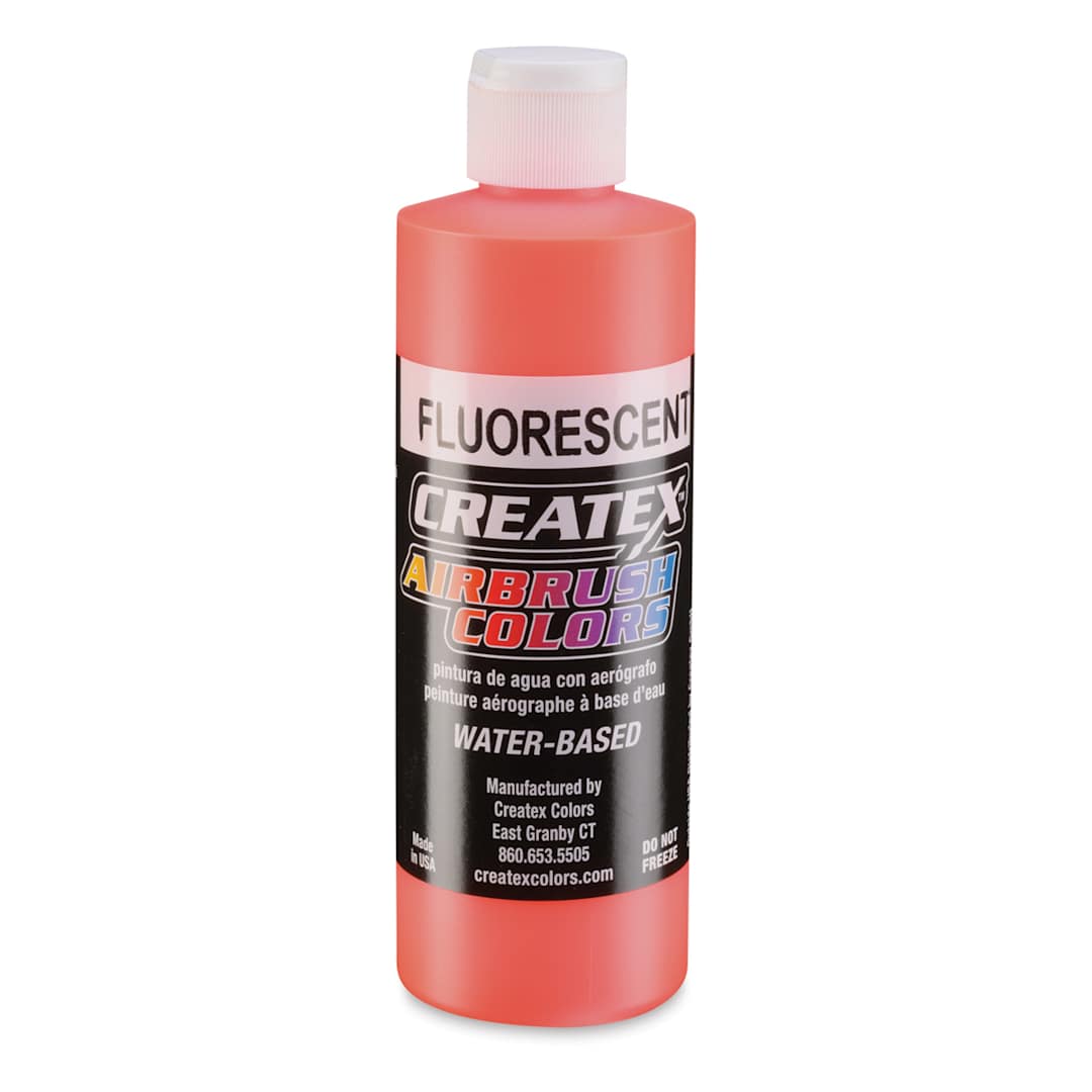 Open in modal - Createx Airbrush Color - 8 oz, Fluorescent Orange