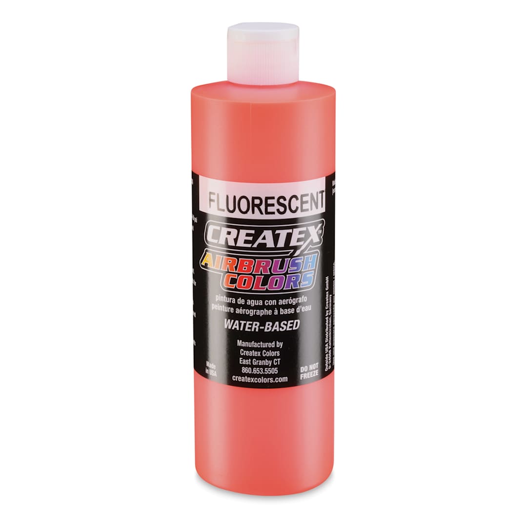 Open in modal - Createx Airbrush Color - 16 oz, Fluorescent Orange
