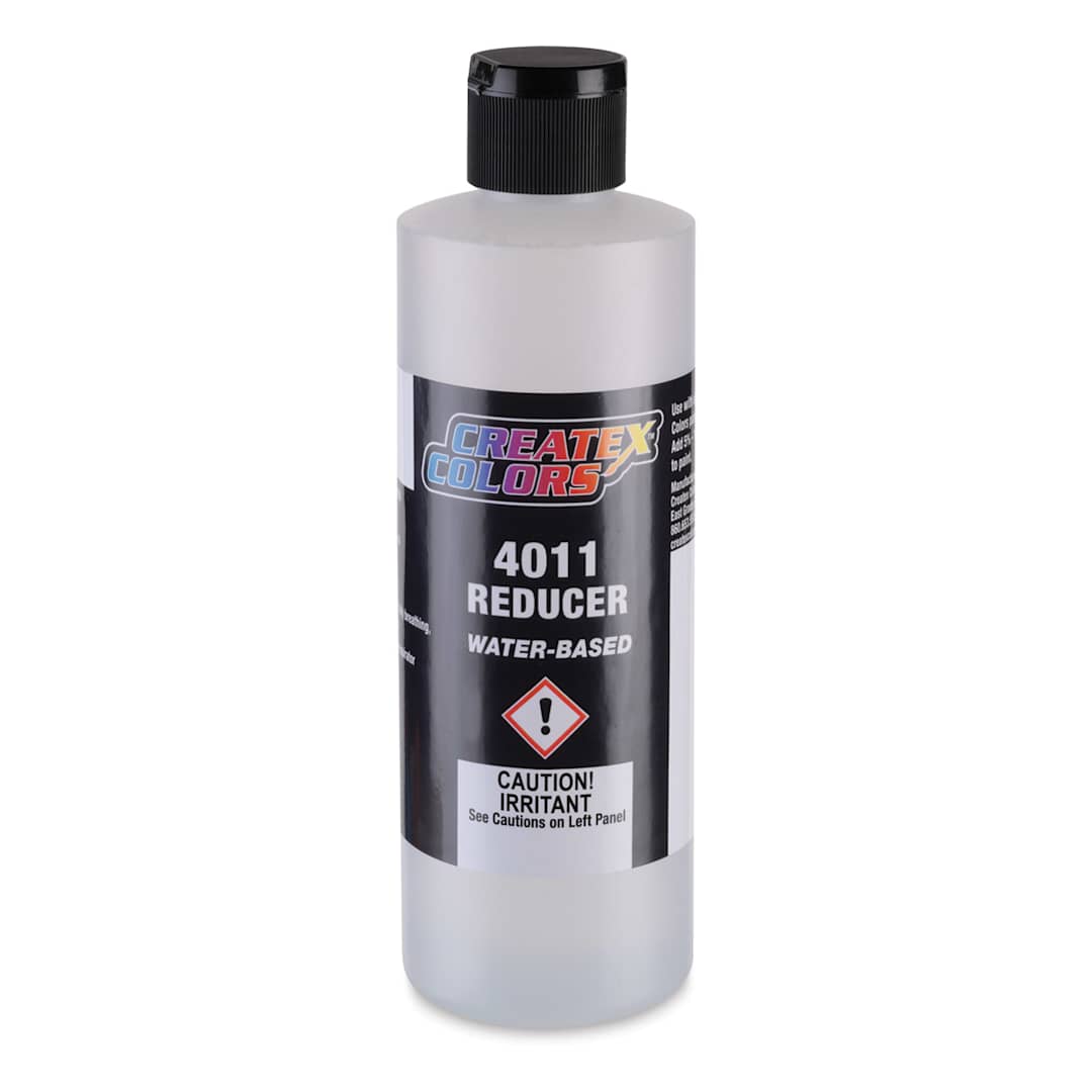Open in modal - Createx Airbrush Reducer - Front of 8 oz Reducer bottle