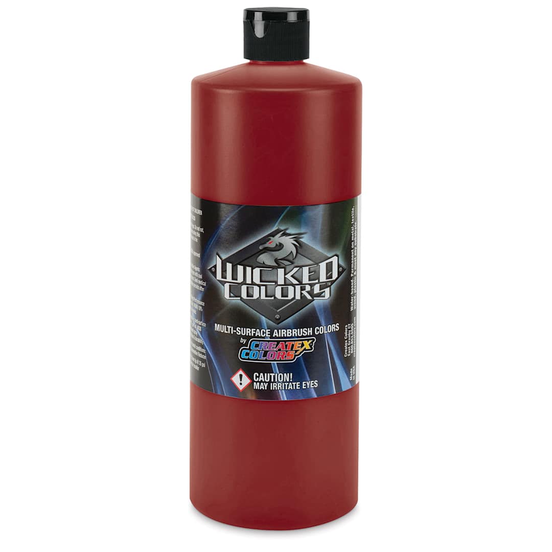 Open in modal - Createx Wicked Colors Airbrush Color - 32 oz, Detail Carmine