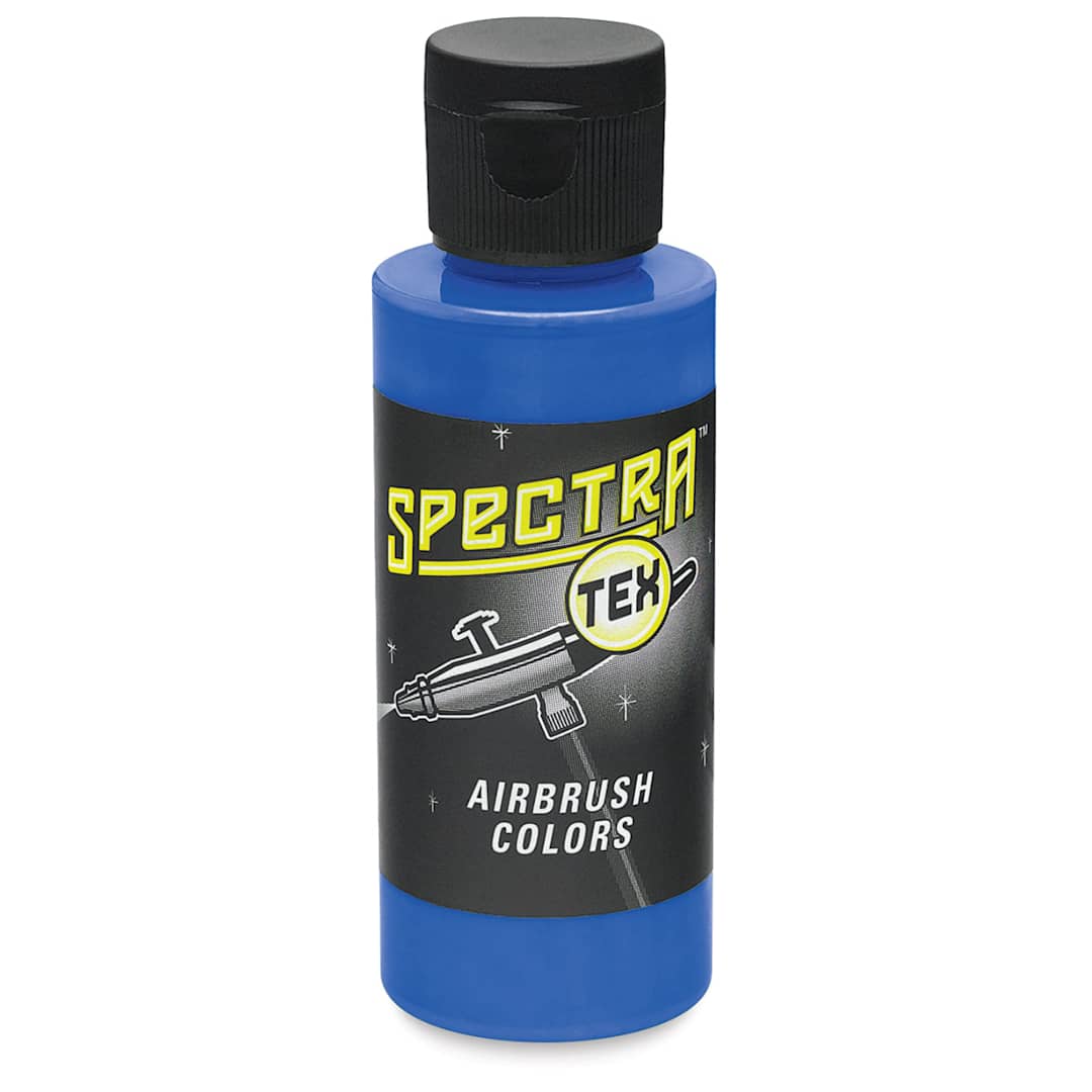Open in modal - Badger Spectra Tex Airbrush Color - 2 oz, Transparent Brilliant Blue