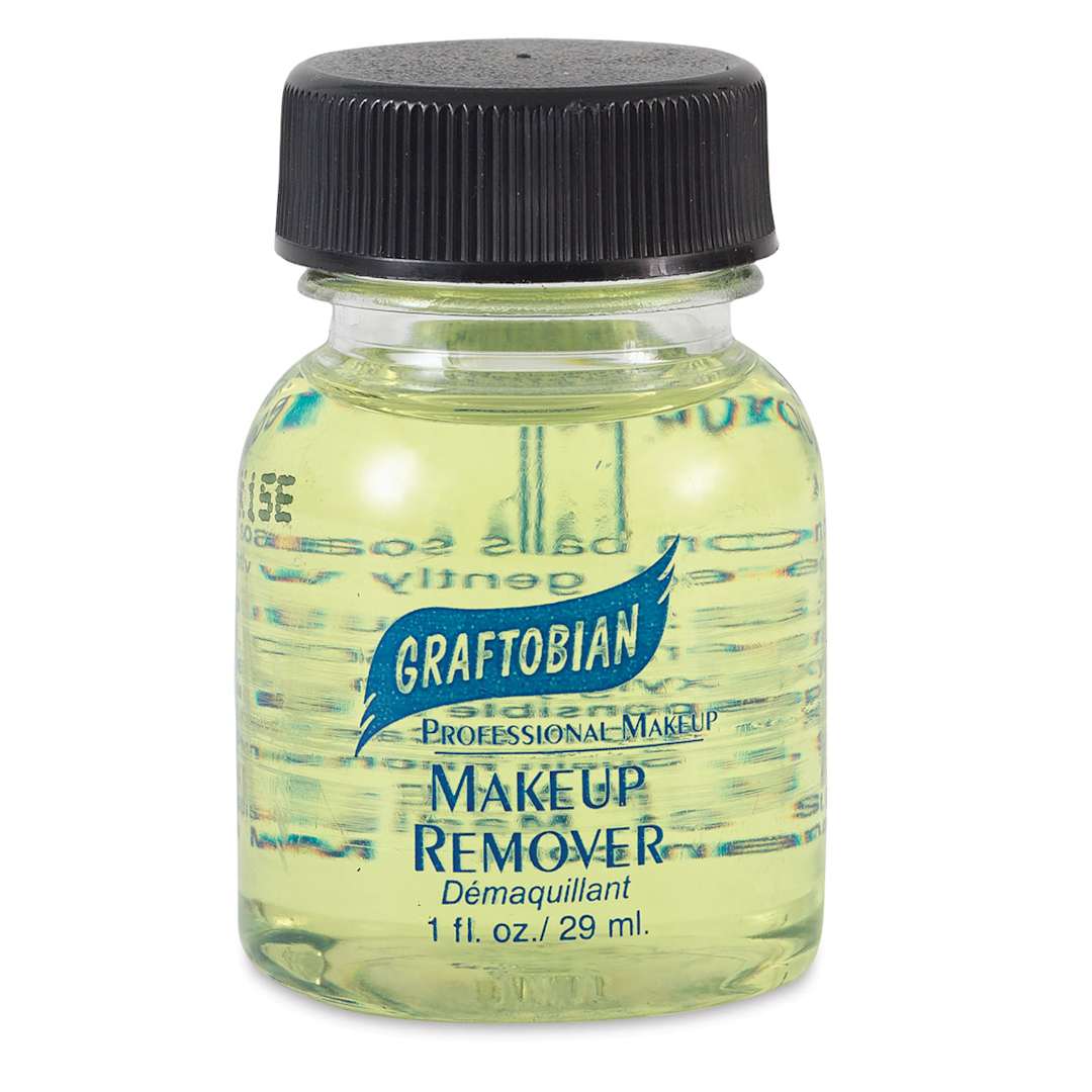 Open in modal - Graftobian Theatrical Makeup Remover - Front view of 1 oz bottle
