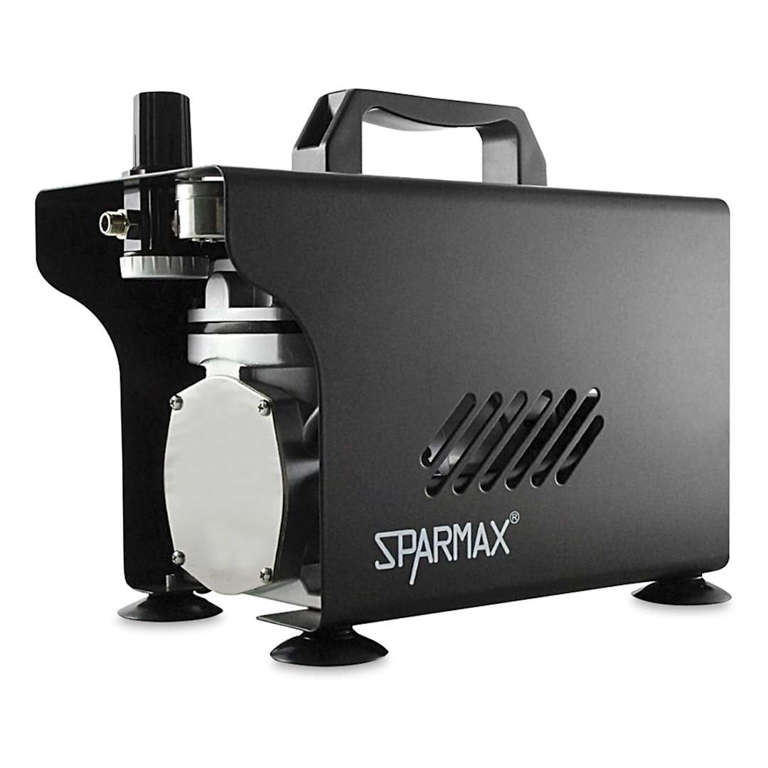 Open in modal - Sparmax AC501X Compressor - Right angled view of Compressor
