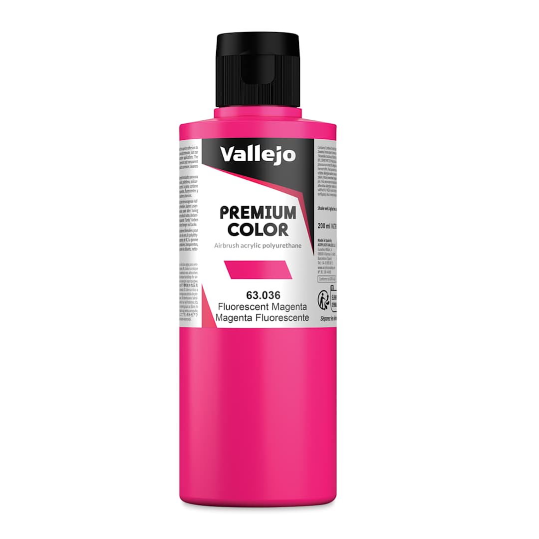 Open in modal - Vallejo Premium Airbrush Colors - 200 ml, Fluorescent Magenta