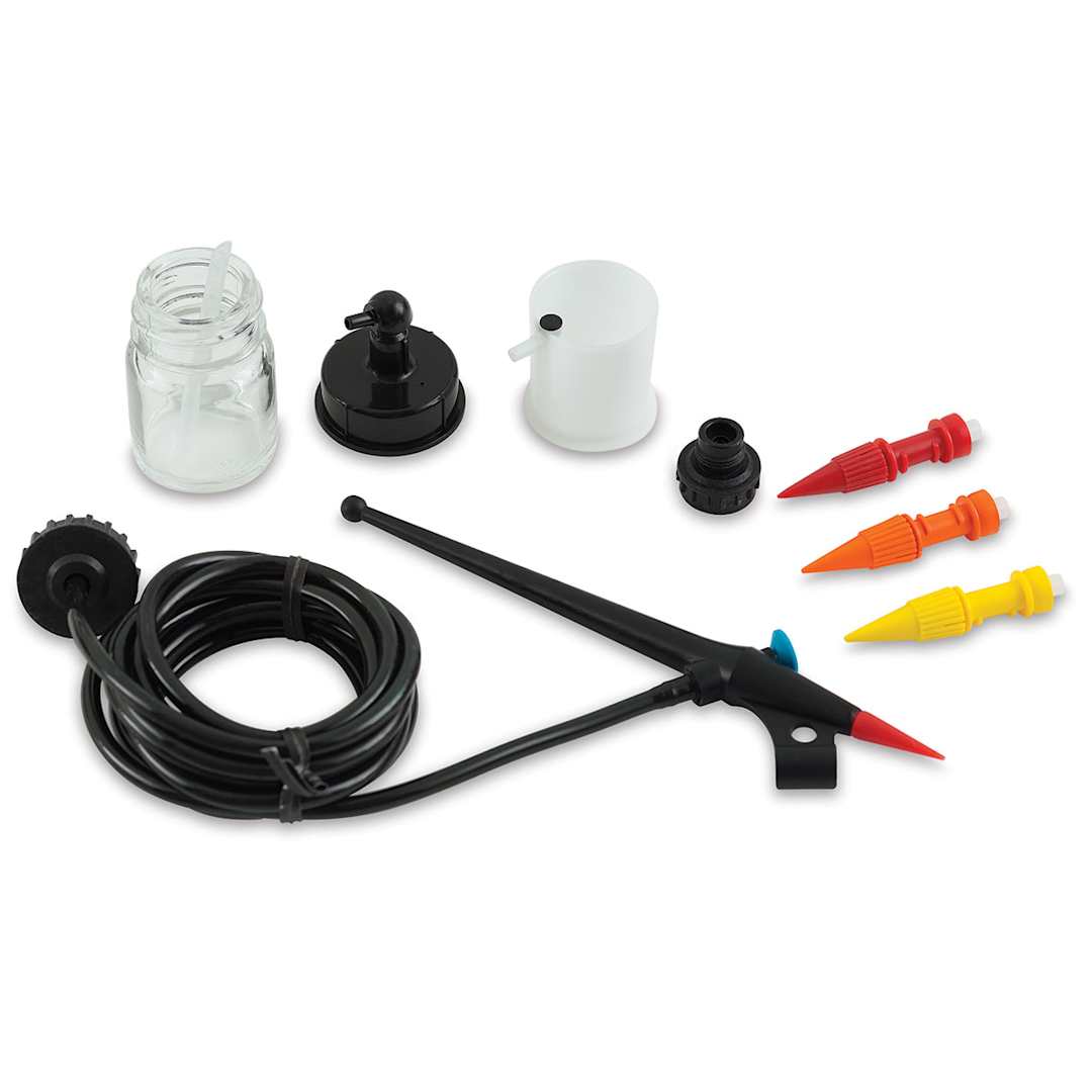 Open in modal - Testors Aztek External Mix Airbrush Set