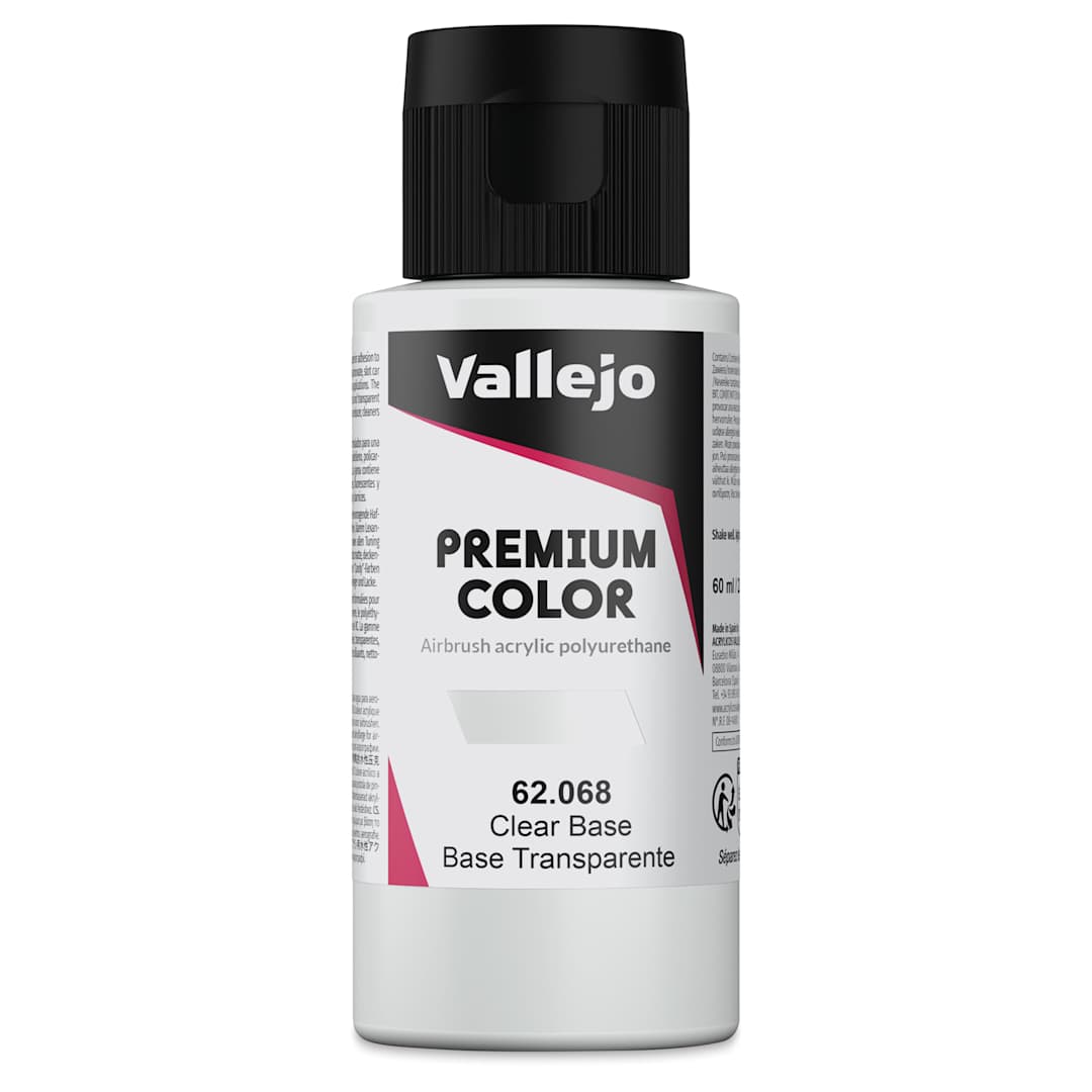 Open in modal - Vallejo Premium Airbrush Clear Base - 60 ml