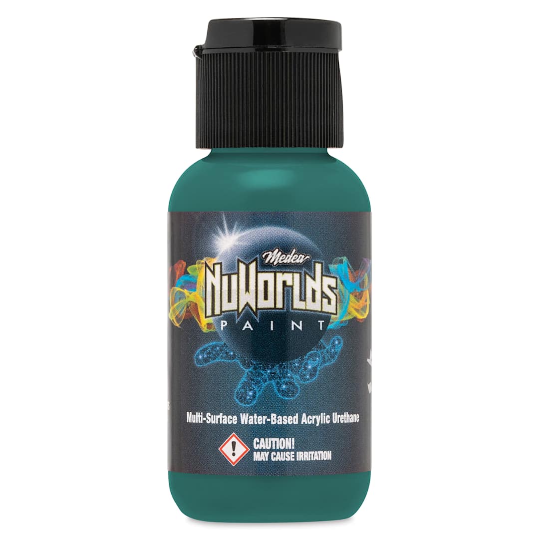Open in modal - Iwata Medea NuWorlds Airbrush Paints - Opaque Green, 1 oz