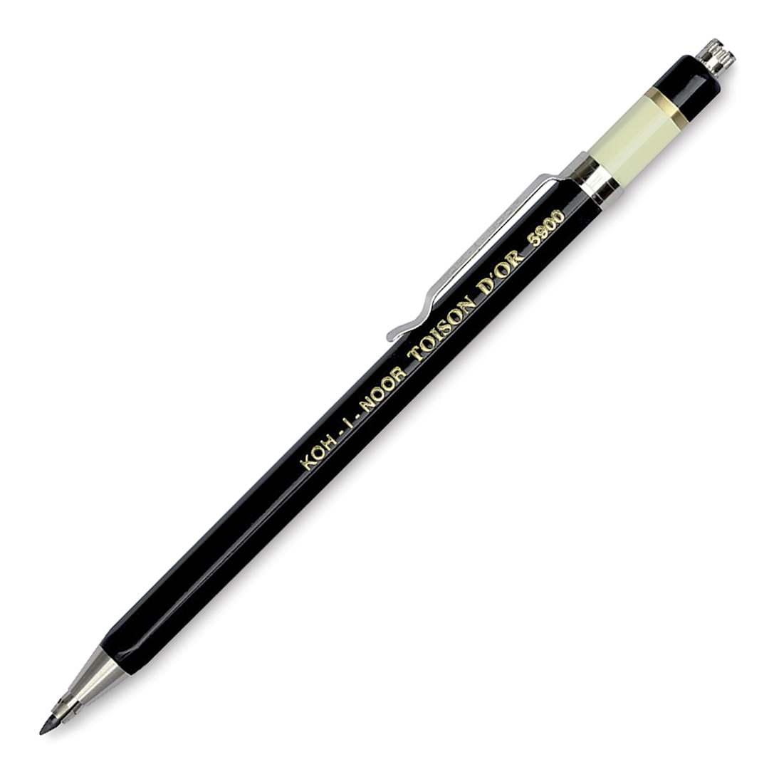 Open in modal - Koh-I-Noor Toison D'or Lead Holder - Angled view with lead extended