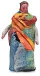 Open in modal - slab clay figure