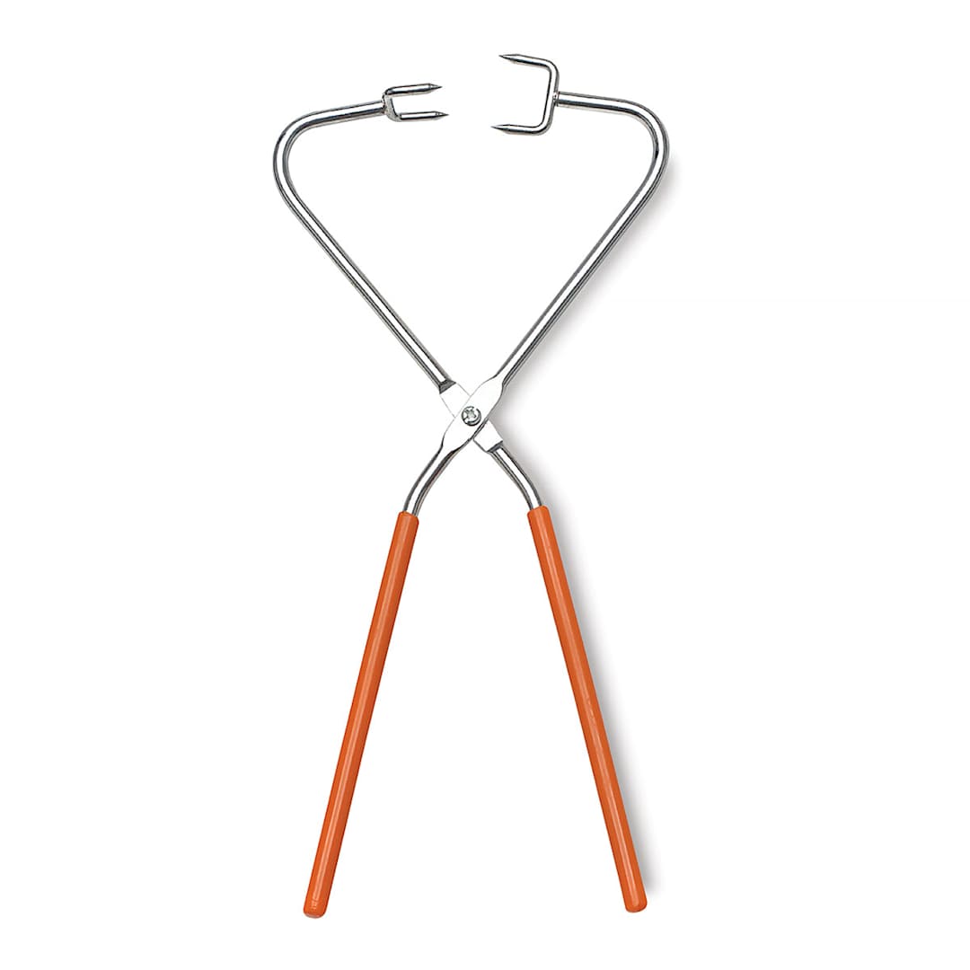 Open in modal - Kemper Dipping Tongs - Upright Tongs shown open
