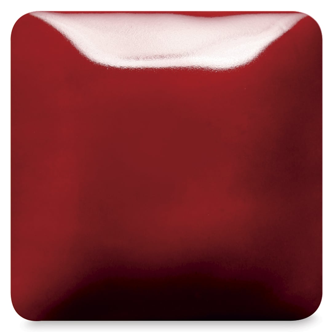 Open in modal - Mayco Stroke & Coat Wonderglaze - Ruby Slippers, fired at cone 06 oxidation