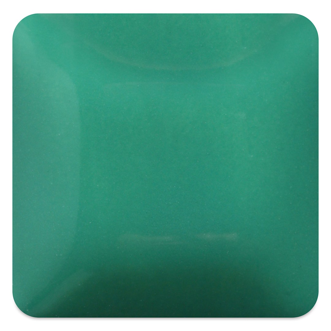 Open in modal - Mayco Stroke & Coat Wonderglaze - Jaded, fired at cone 06 oxidation
