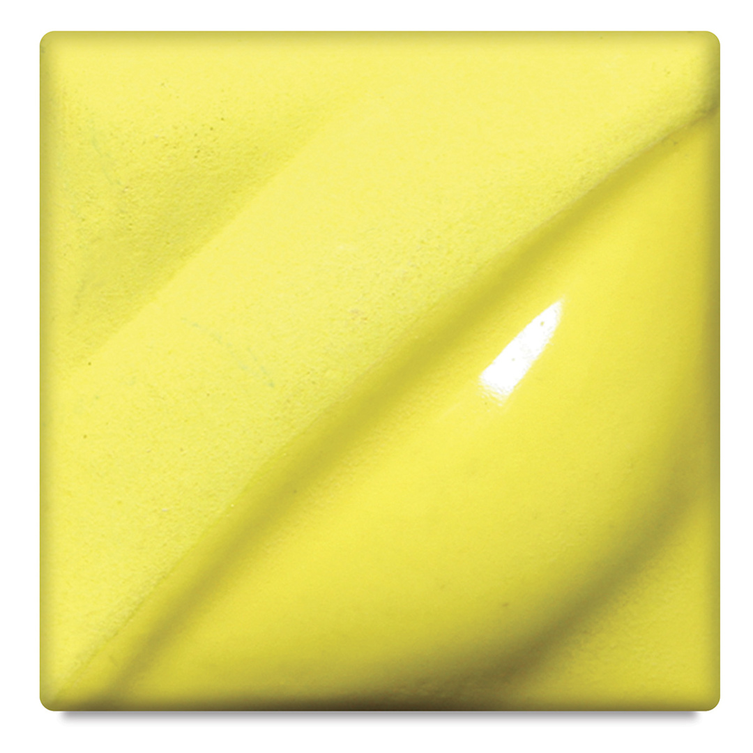Open in modal - Amaco Lead-Free Velvet Underglaze - Yellow, 16 oz
