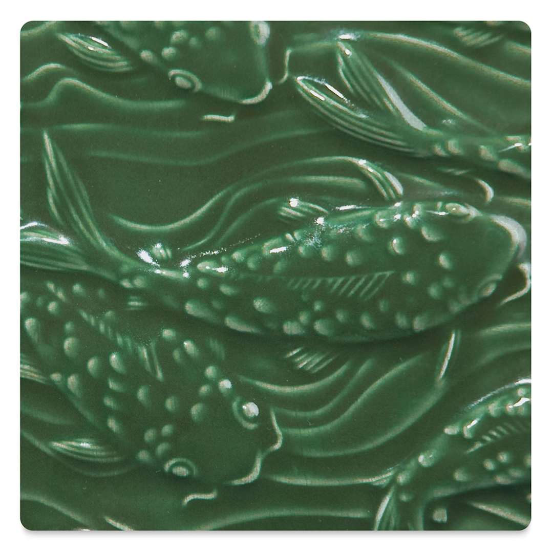 Open in modal - Amaco Liquid Gloss Glaze - Pint, Dark Green, Transparent