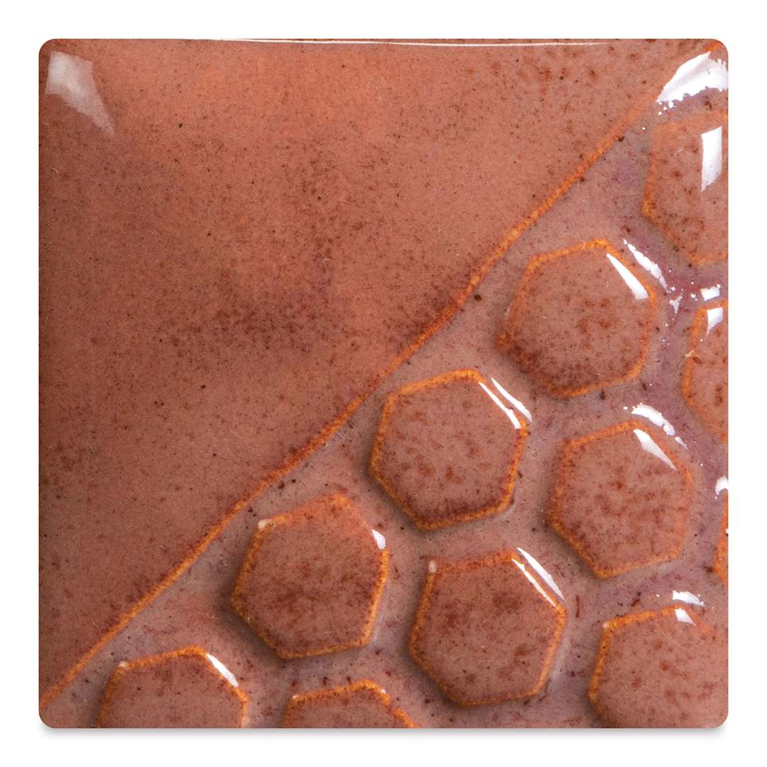 Open in modal - Mayco Elements Glaze - Rose Granite, fired at cone 06 oxidation