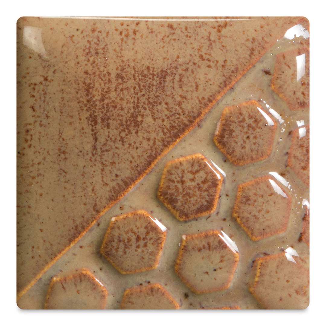 Open in modal - Mayco Elements Glaze - Ginger Root, fired at cone 06 oxidation