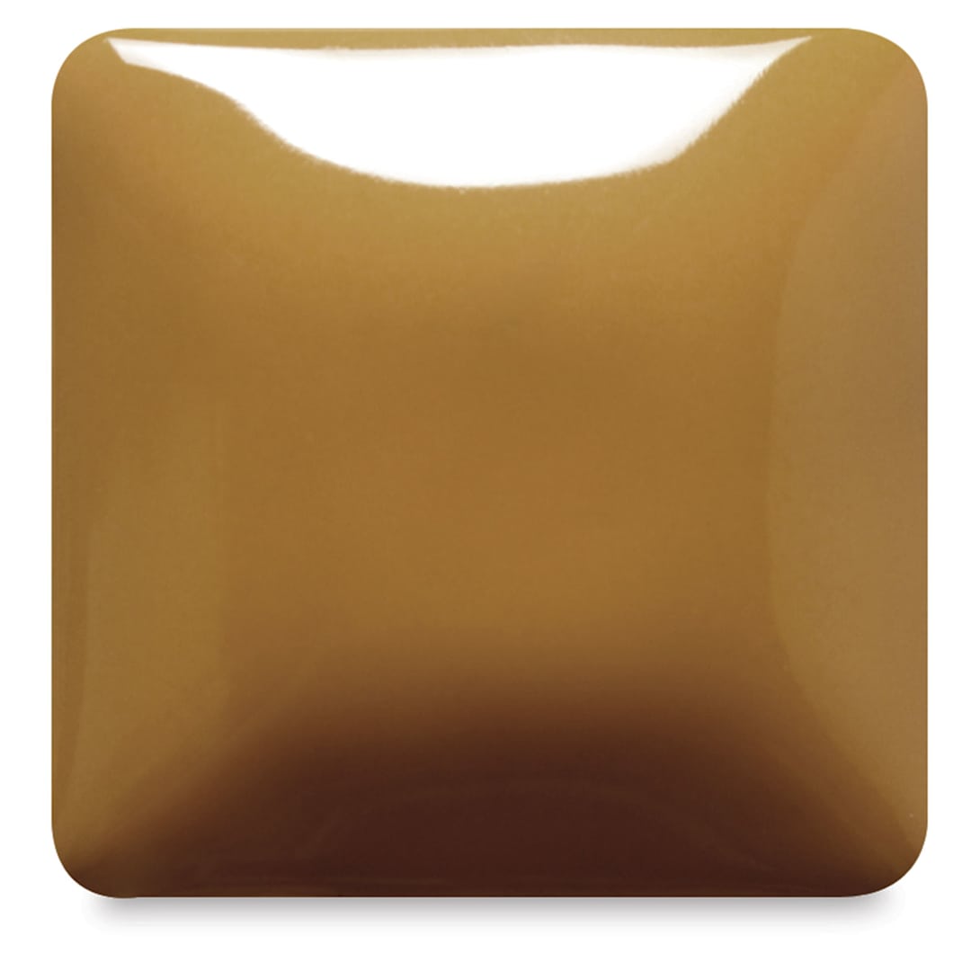 Open in modal - Blick Essentials Gloss Glaze - Pint, Butterscotch, fired at Cone 06 oxidation