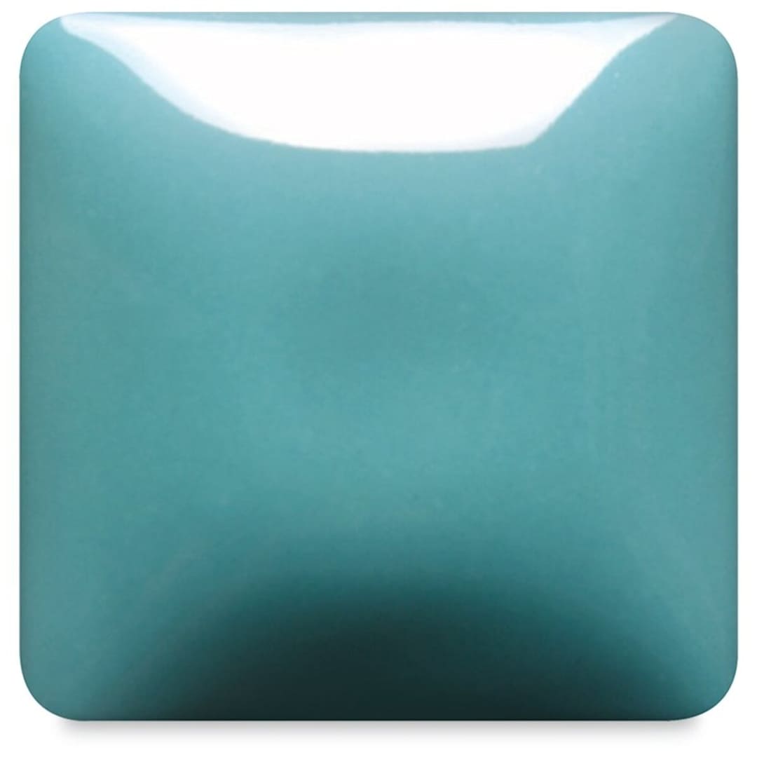Open in modal - Blick Essentials Gloss Glaze - Pint, Lagoon, fired at Cone 06 oxidation