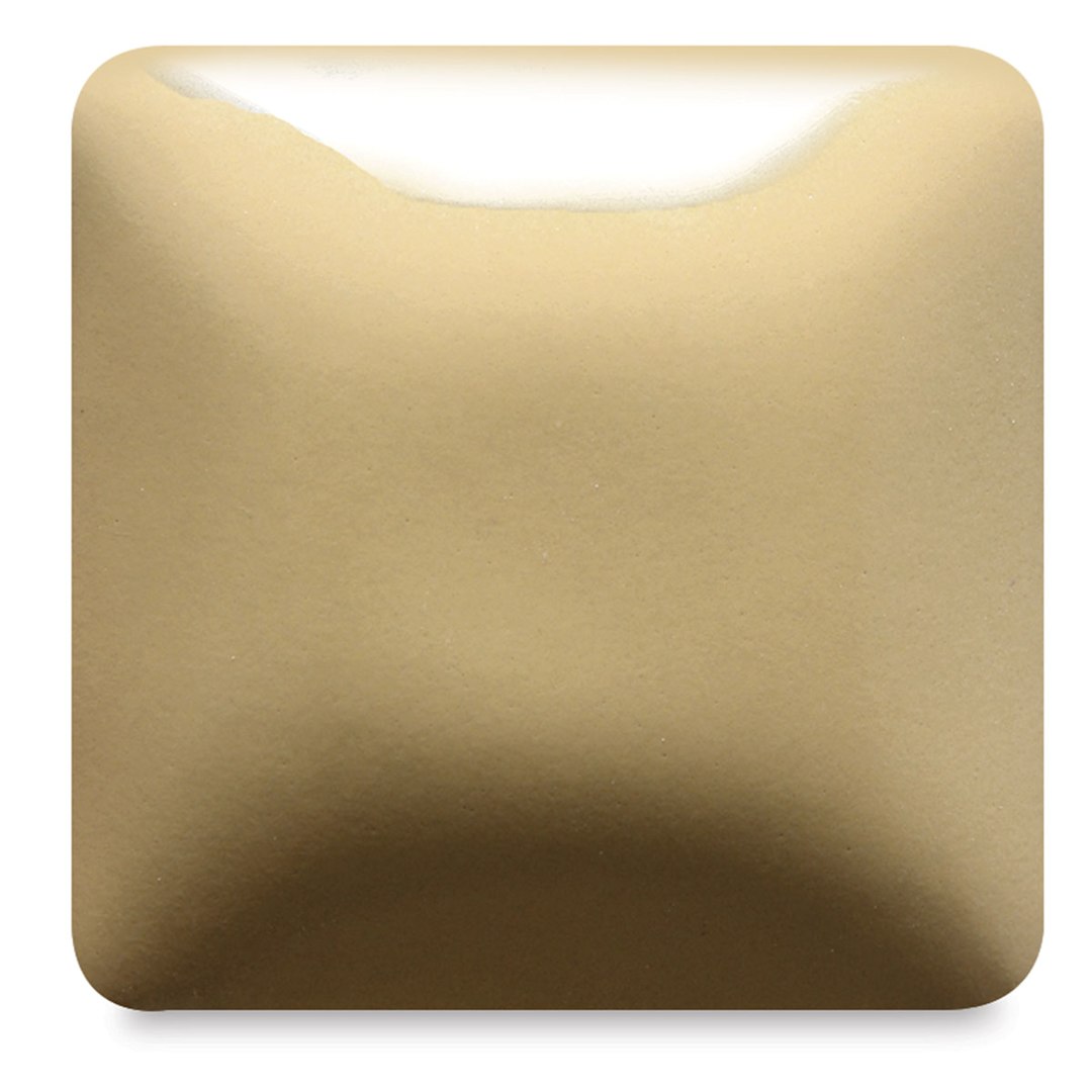 Open in modal - Blick Essentials Gloss Glaze - Pint, Sand Dune, fired at Cone 06 oxidation