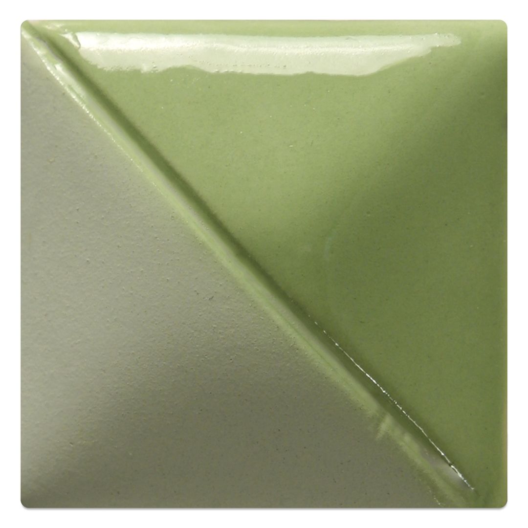 Open in modal - Mayco Fundamentals Underglaze - Apple Green - fired at cone 06 oxidation