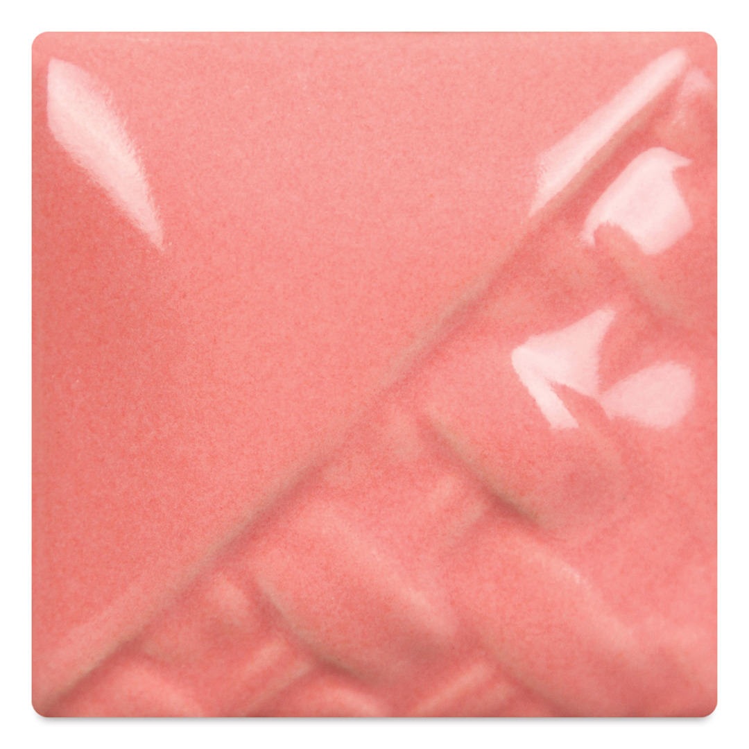 Open in modal - Mayco Stoneware Gloss Glaze - Pink Gloss fired to cone 6 oxidation