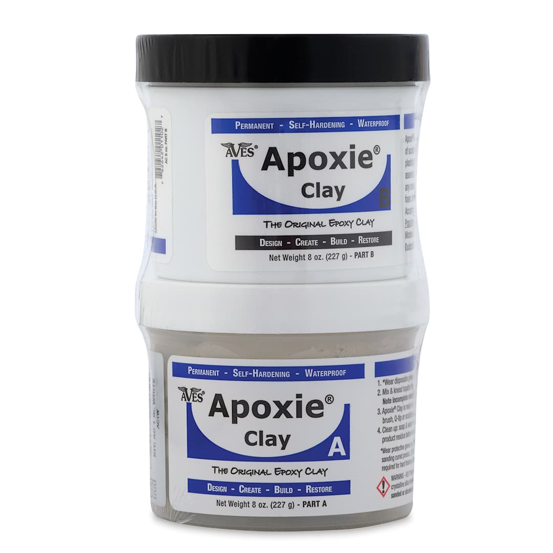 Open in modal - Apoxie Clay - White, 16 oz