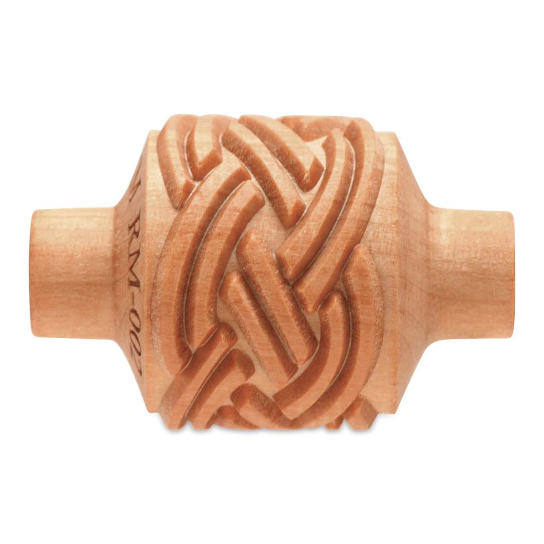 Open in modal - MKM Pottery Tools Medium Handle Roller - Braid