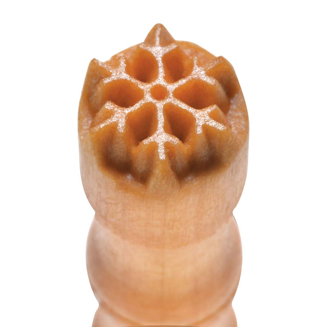 Open in modal - MKM Pottery Tools Mini Round Stamp - Snowflake