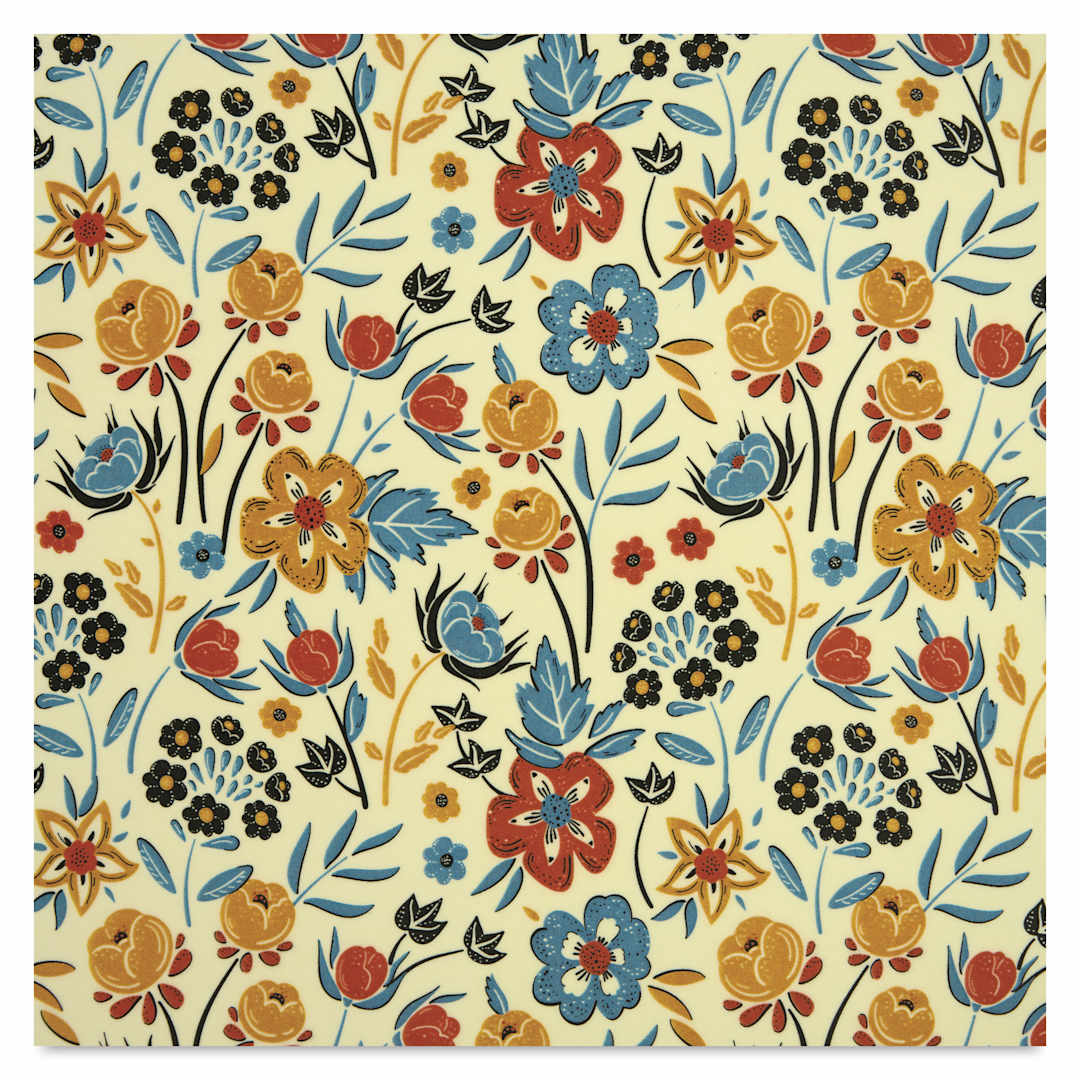 Open in modal - Elan Transfers Overglaze Decal Sheet - Florals - close-up