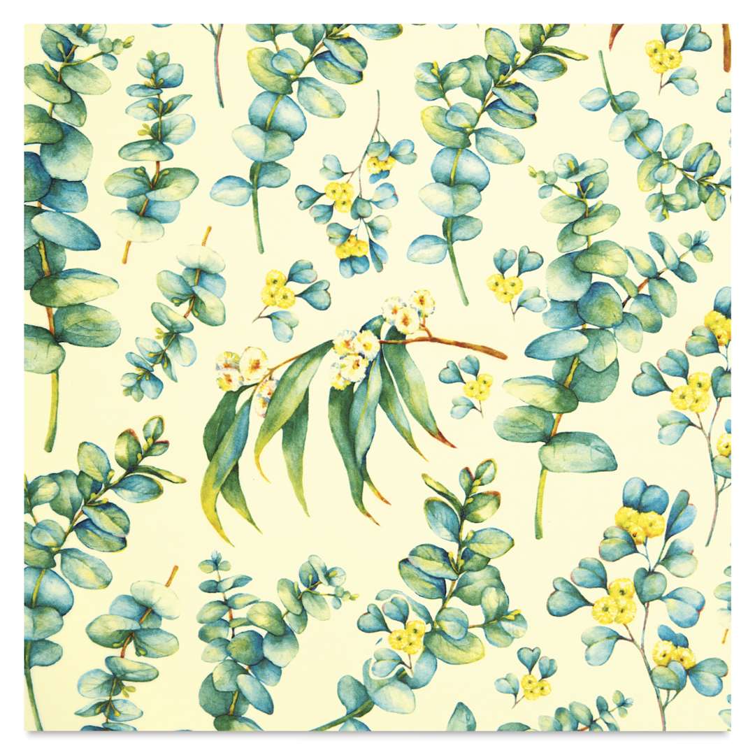 Open in modal - Elan Transfers Overglaze Decal Sheet - Eucalyptus - close-up