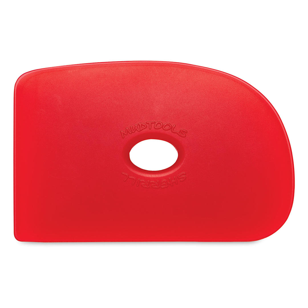 Open in modal - Mudtools Polymer Rib - Shape 2, Red/Very Soft