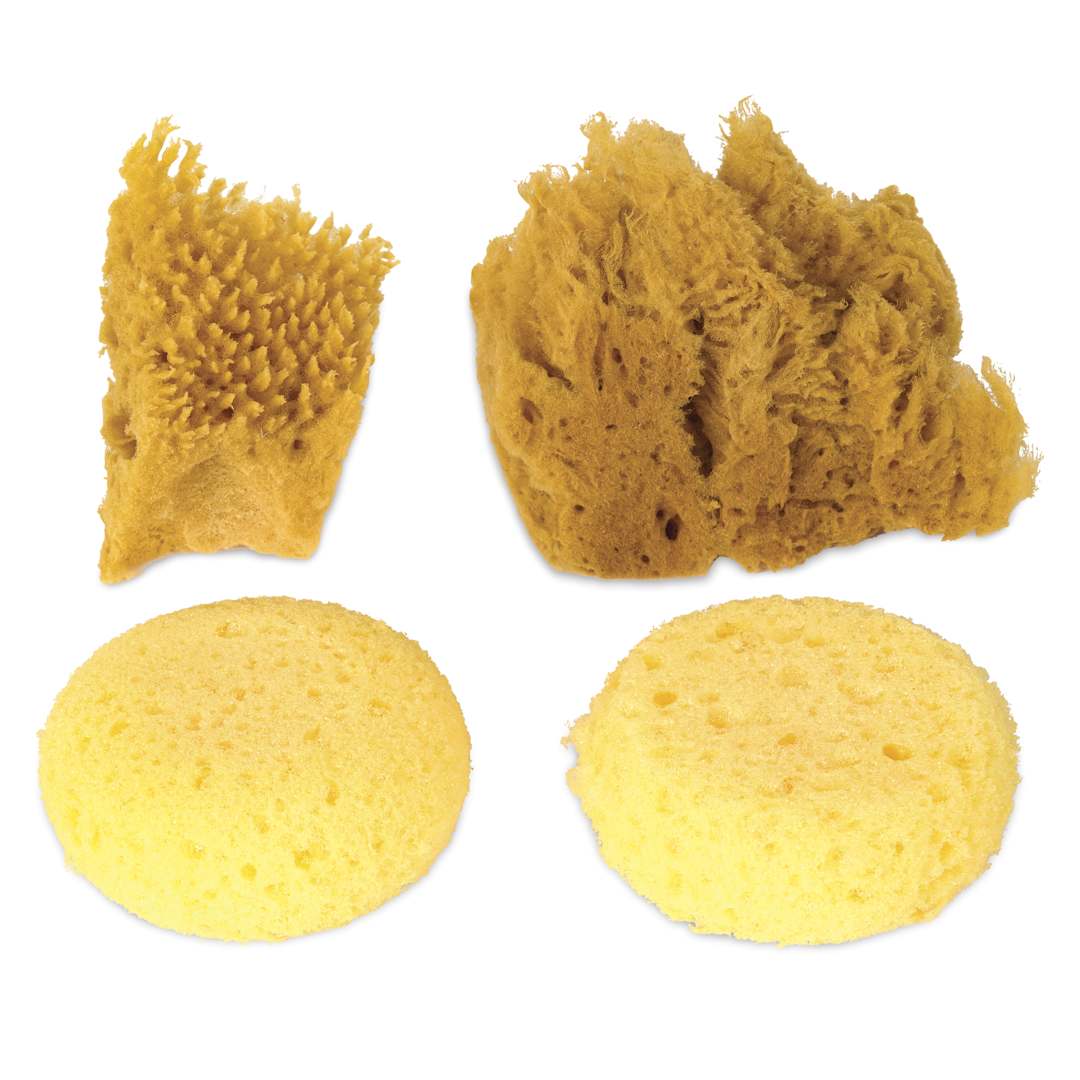 Open in modal - Royal & Langnickel Natural and Synthetic Artist Sponges - Pkg of 4