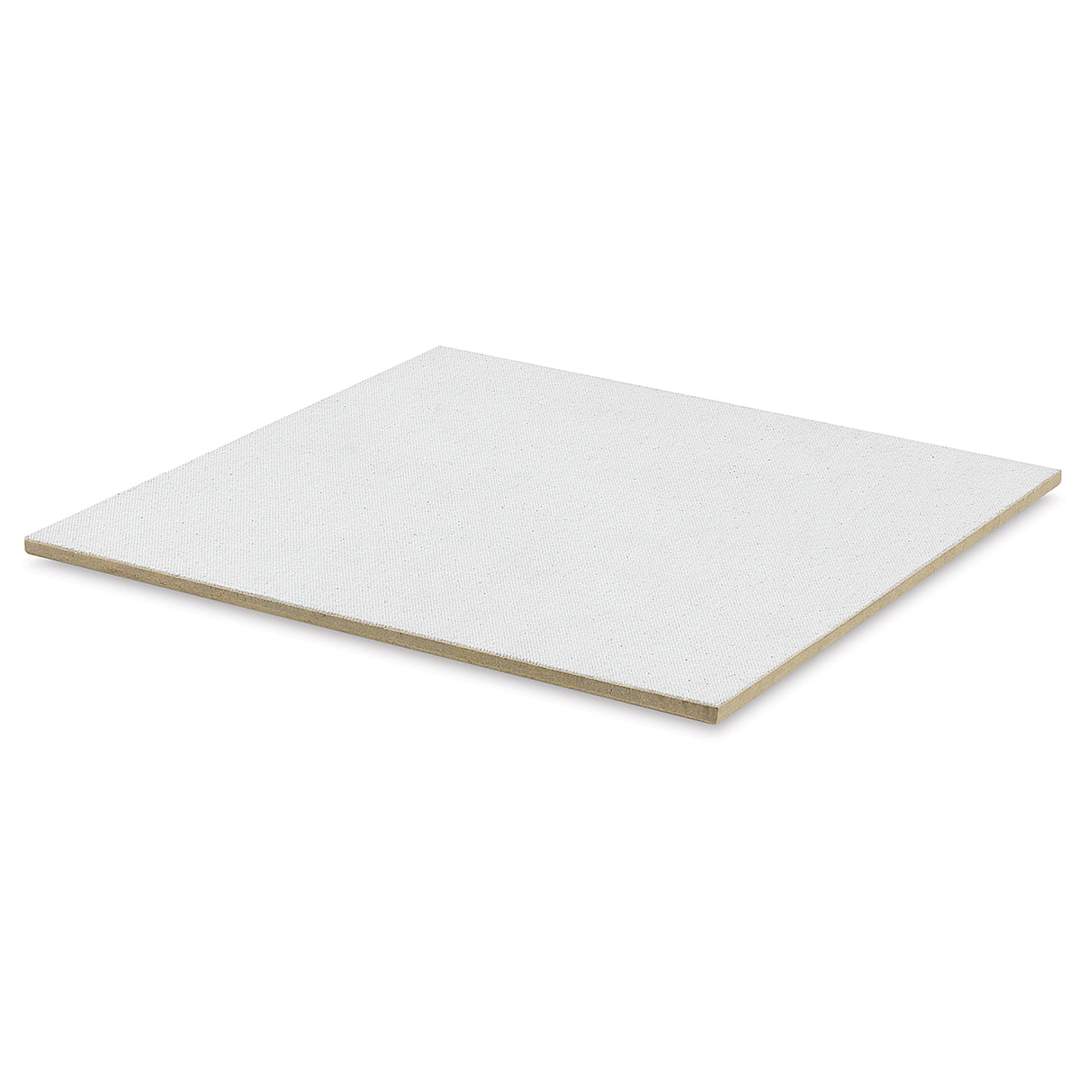 Open in modal - Amaco Canvas-Covered Board - Right angled view of Canvas-Covered Board