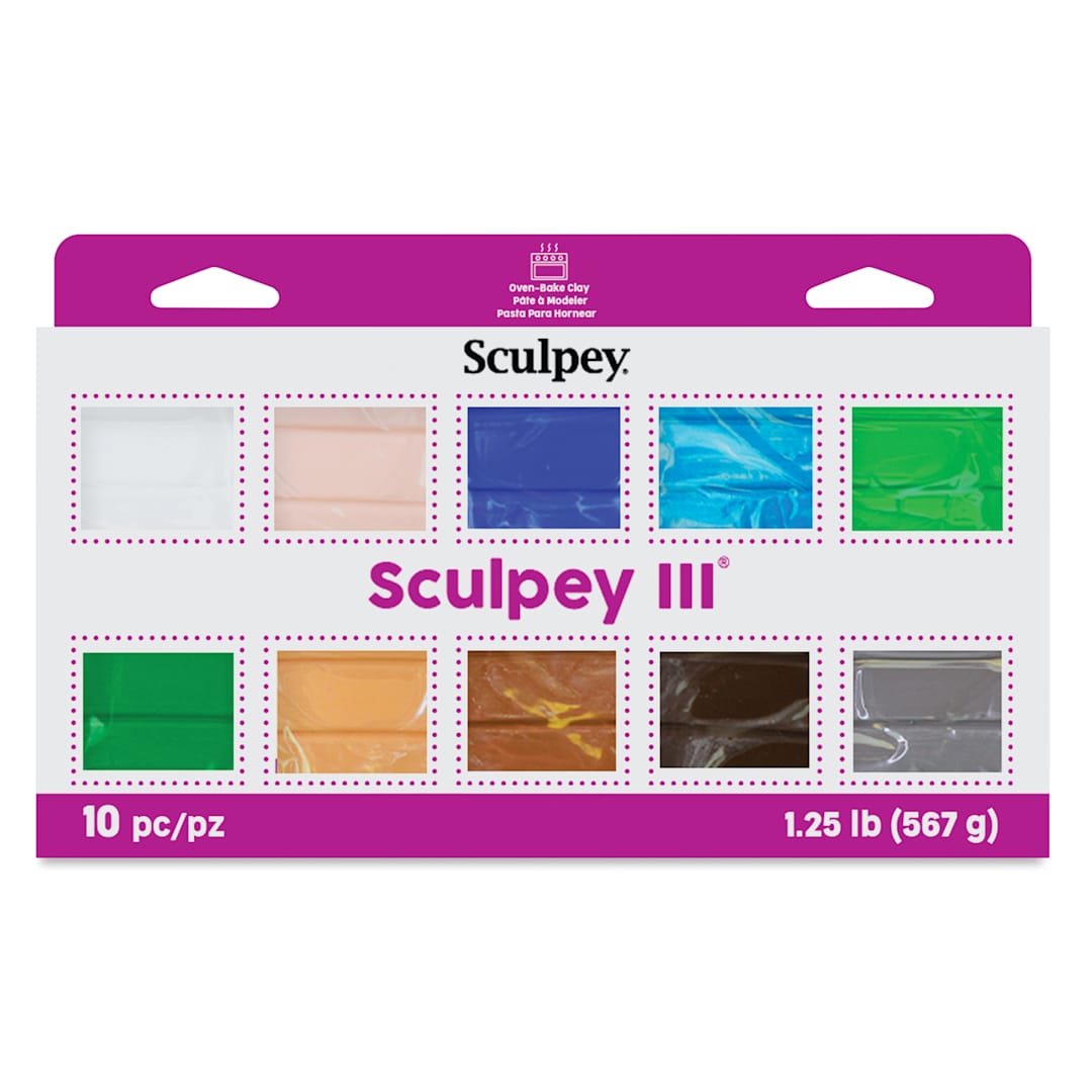 Open in modal - Sculpey III Set - Naturals, Set of 10, 2 oz