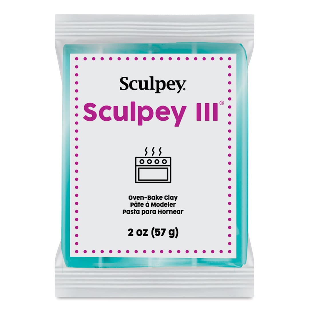Open in modal - Sculpey III - 2 oz, Teal Pearl