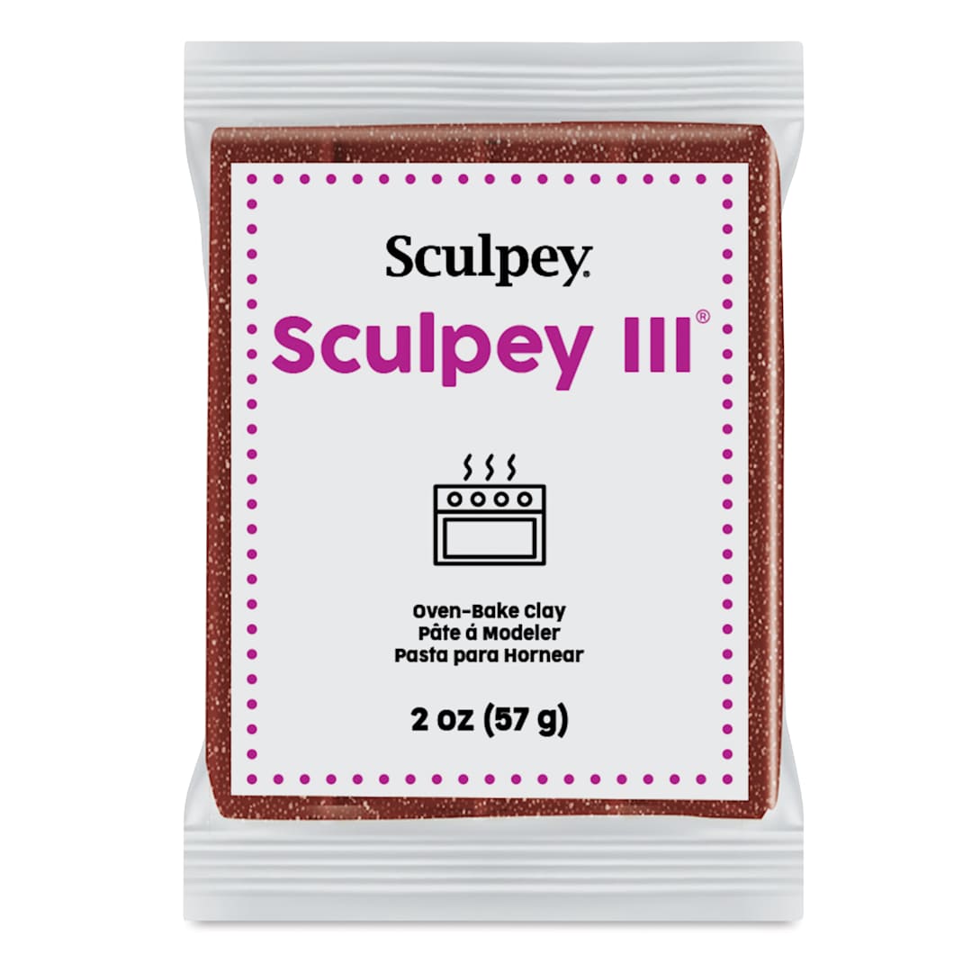 Open in modal - Sculpey III - Garnet Glitter, 2 oz