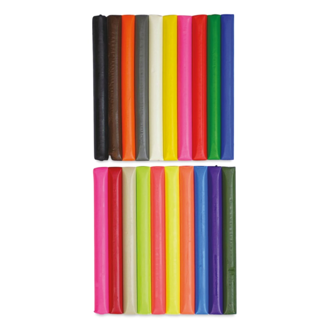 Open in modal - Sculpey Non-Dry Modeling Clay - Pkg of 20, 0.8 lb, Assorted Colors