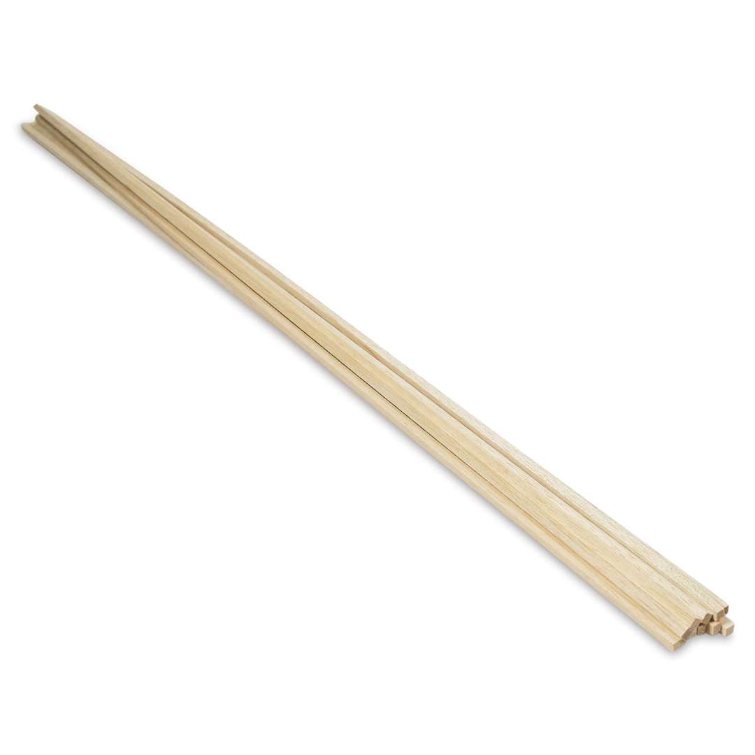 Open in modal - Midwest Products Genuine Balsa Wood Strips- 10 Pieces, 1/4" x 1/4" x 36"