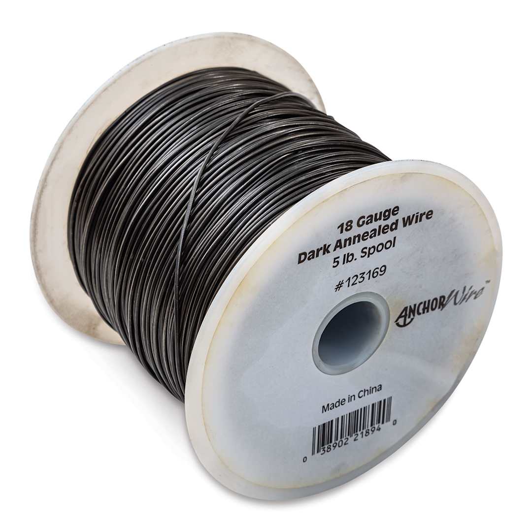 Open in modal - Hillman Dark Annealed Wire - 18 Gauge, 830 ft spool