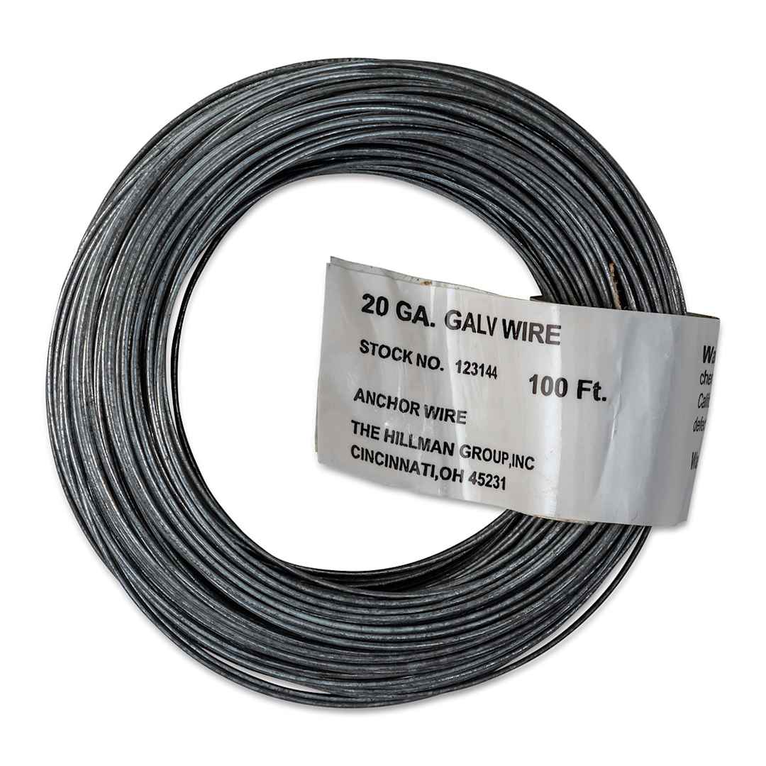 Open in modal - Hillman Galvanized Steel Wire - 20 Gauge, 100 feet