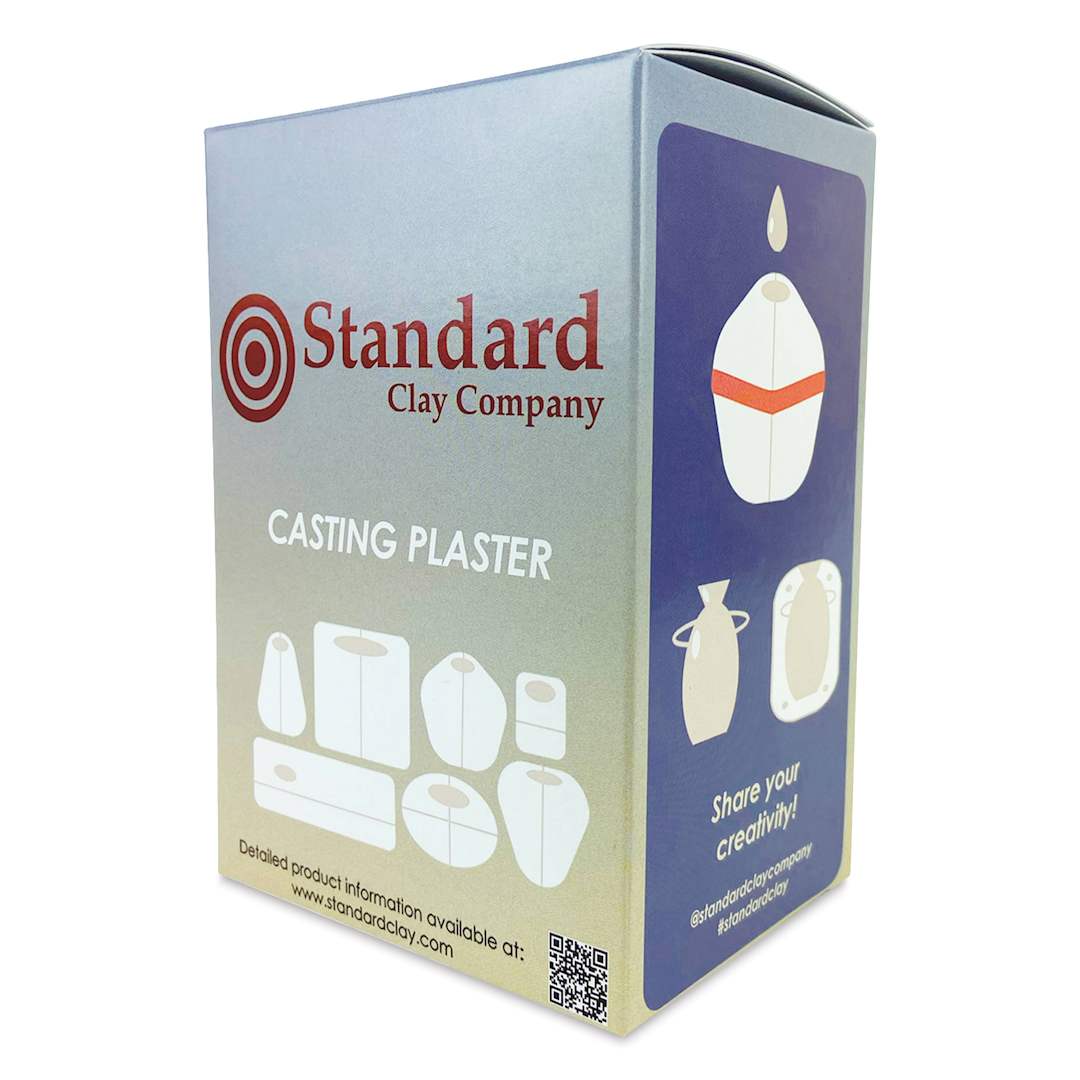Open in modal - Standard Clay Company Casting Plaster - Pristine White, 3 lb - front of packaging