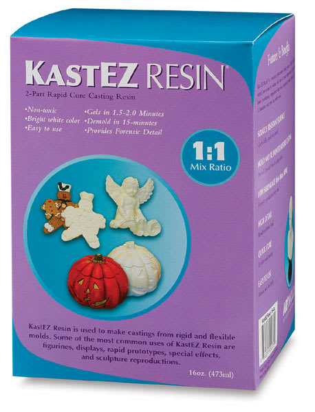 Open in modal - KastEz Resin - Slightly angled view of package