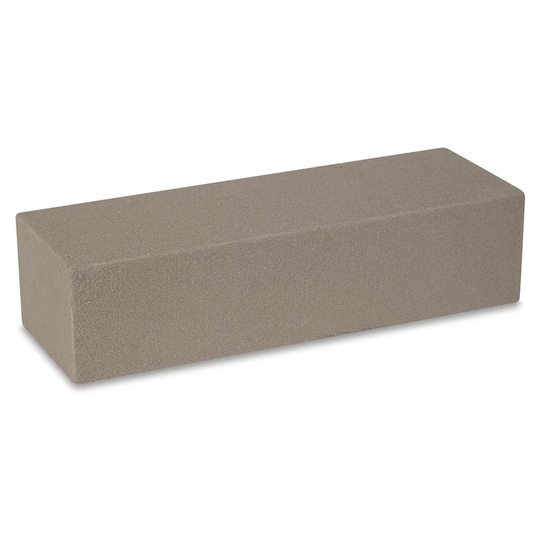 Open in modal - FloraCraft Desert DryFoM Foam Block - Left angled view of 3" x 4" x 12" block